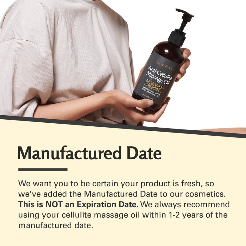 Flowzlax Anti-Cellulite Massage Oil 8OZ